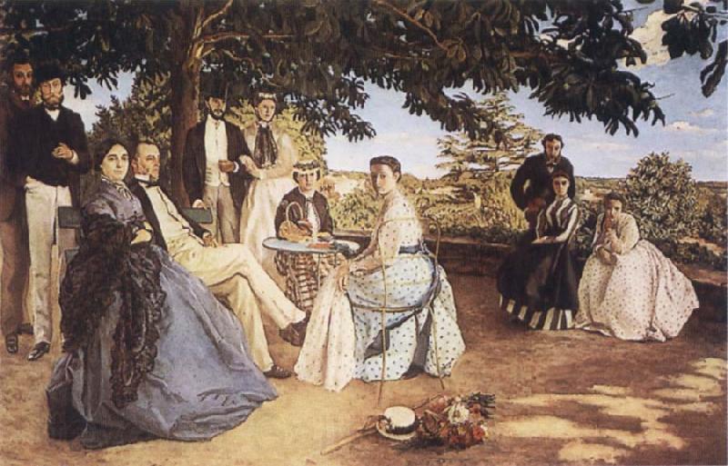 Frederic Bazille Family Reunion